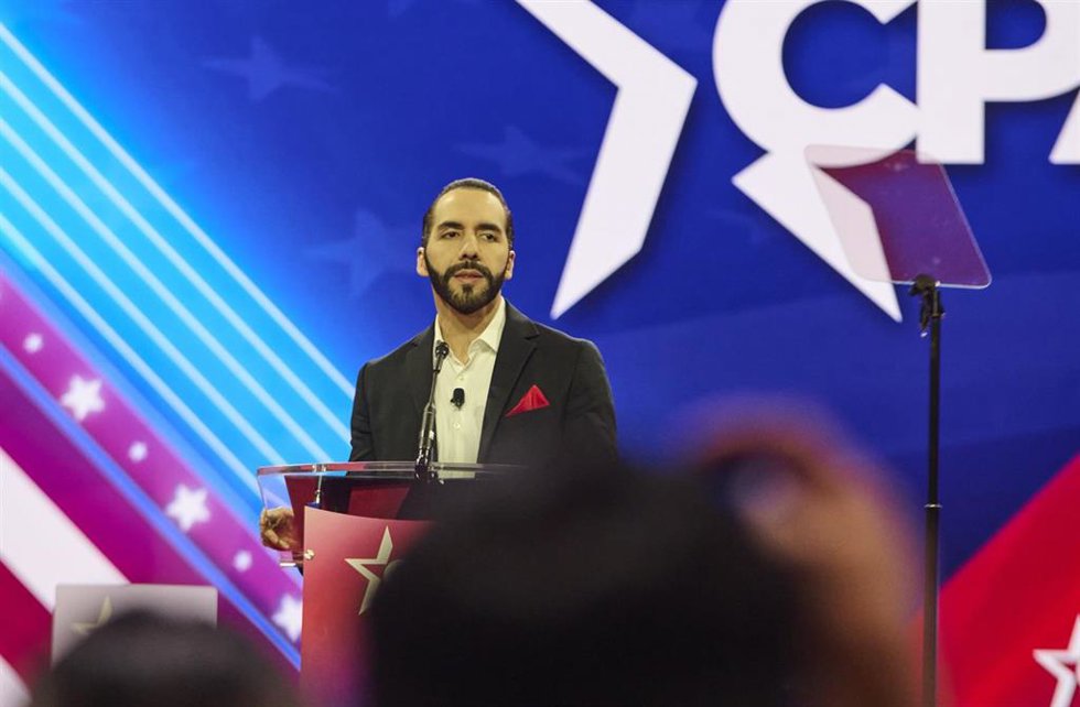 Nayib Bukele asiste a una cumbre conservadora en Estados Unidos