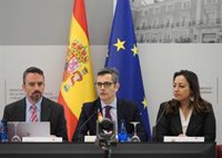 Bolaños dice que el Supremo no ha calificado de terrorismo el 'Tsunami Democratic' y solo se arroga la investigación