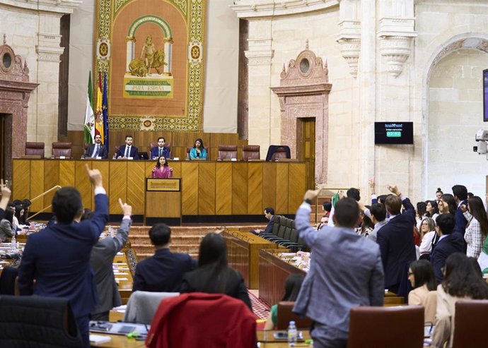 Actividad de Simulación del Parlamento andaluz.