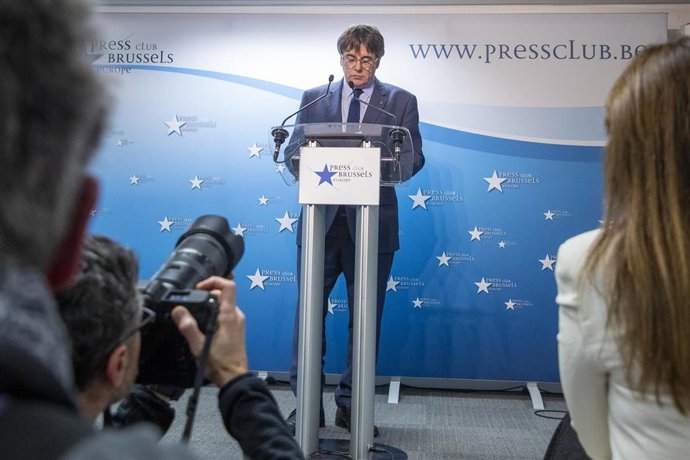 Archivo - El expresidente de la Generalitat y eurodiputado de Junts, Carles Puigdemont.