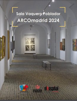 Cartel de la participación de la Sala Vaquero Poblador en ARCO