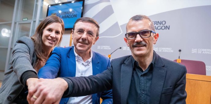 Presentación del acuerdo de Aragón con la Federación Española de Triatlón