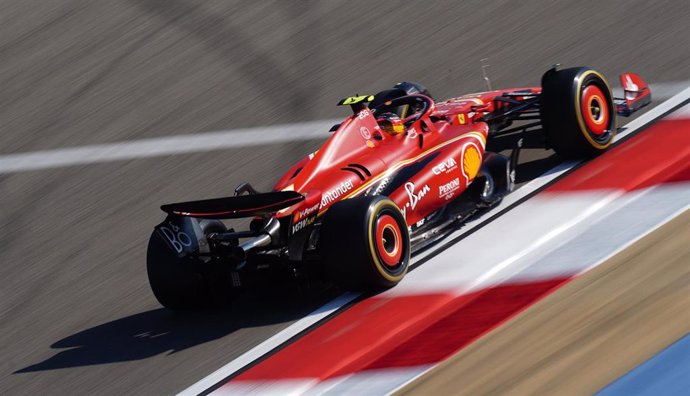 El piloto español de F1 Carlos Sainz (Ferrari), en el GP de Baréin 2024. 