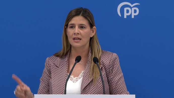 La secretaria general del Partido Popular de Castilla-La Mancha, Carolina Agudo.