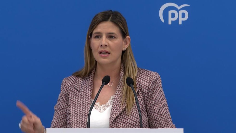 La secretaria general del Partido Popular de Castilla-La Mancha, Carolina Agudo.