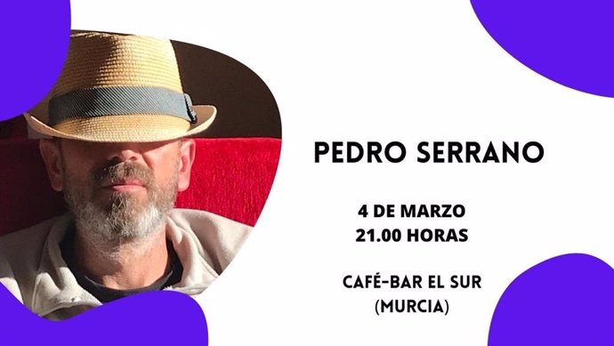 Cartel del recital de Pedro Serrano