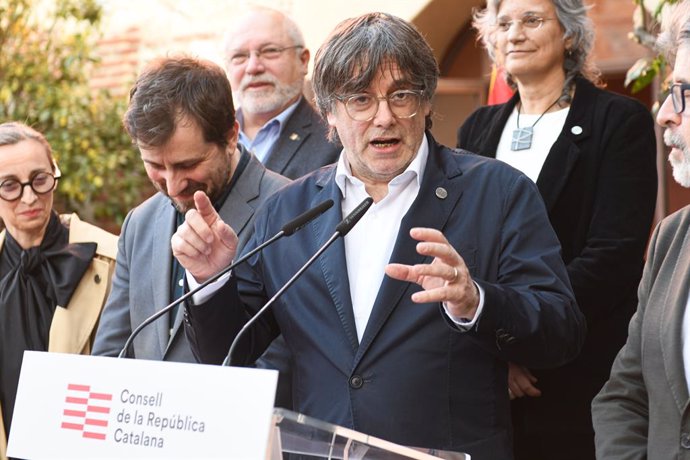 L'expresident de la Generalitat i líder del Consell de la República, Carles Puigdemont