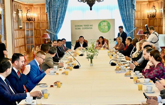 Archivo - La alcaldesa de Santander, Gema Igual, en el VIII Global Youth Leadership Forum