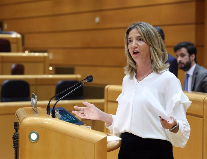 La portavoz del Partido Popular en el Senado, Alicia García,