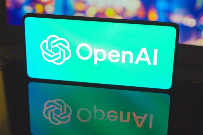 Archivo - November 20, 2023, Brazil: In this photo illustration, the OpenAI logo is displayed on a smartphone screen.