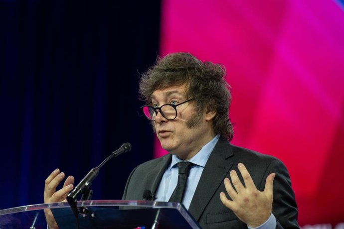 El presidente de Argentina, Javier Milei