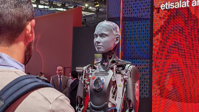 El robot humanoide Ameca en MWC 2024