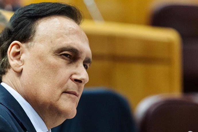 El consejero de Universidad, Investigación e Innovación, José Carlos Gómez Villamandos, en un acto el pasado 29 de febrero de 2024 enMadrid.