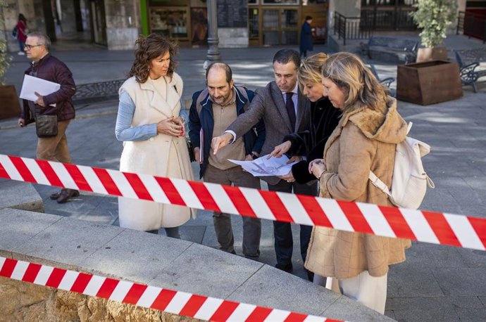 La Plaza Quintero Báez de Huelva capital recuperará "su palmera" para esta Semana Santa.