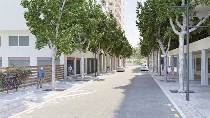 Propuesta de remodelación de la calle de Bordeus en el distrito de les Corts (Barcelona)