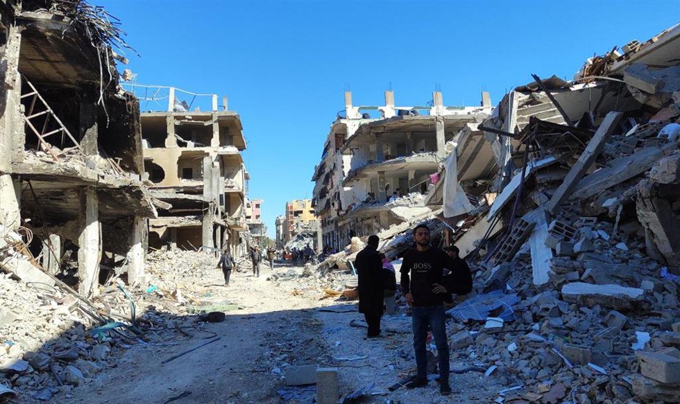 Imagen de archivo de la guerra de Gaza 