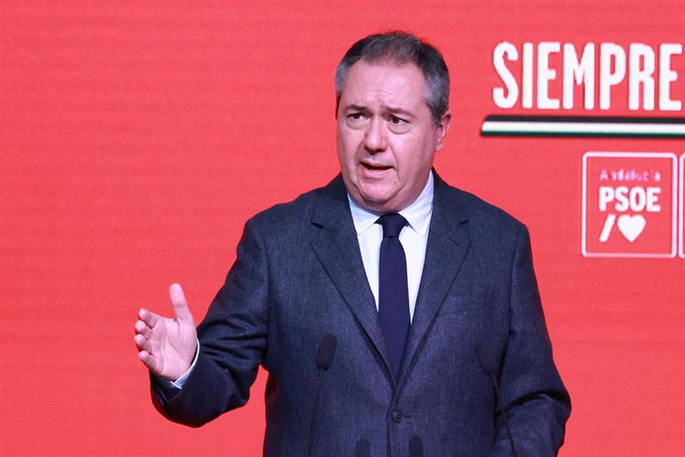 Archivo - El secretario general del PSOE en Andalucía, Juan Espadas.