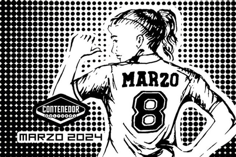 Cartel de la programación del Contenedor Cultural de la UMA en marzo.