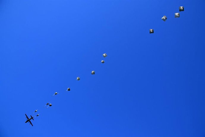 Archivo - Imagen de archivo de un lanzamiento aéreo 