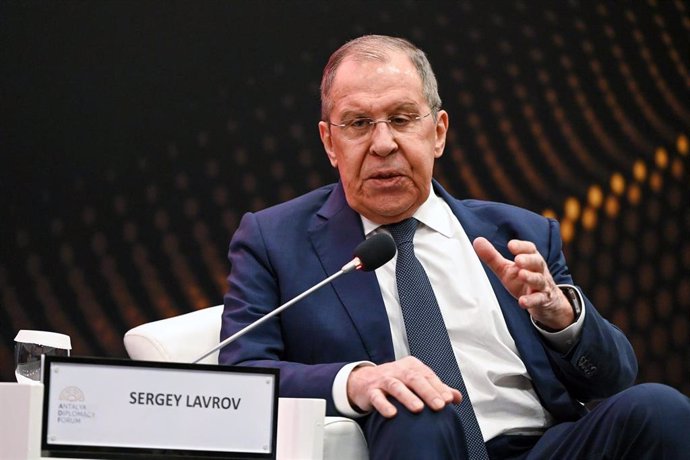 Sergei Lavrov en Antalya, Turquía