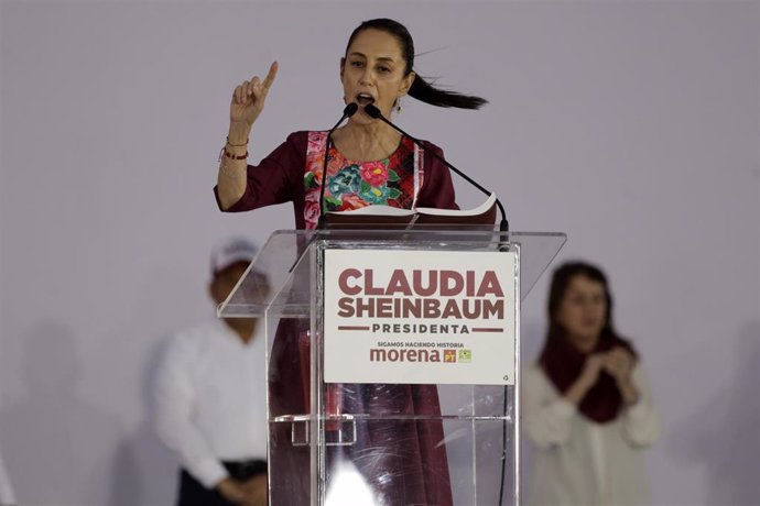 La candidata oficialista a la Presidencia de México, Claudia Sheinbaum