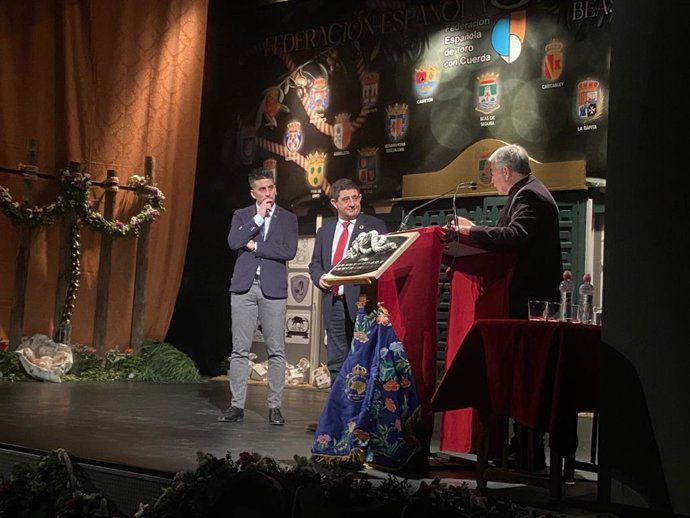 Imagen de la gala celebrada en el Teatro Regio de la localidad beatense.