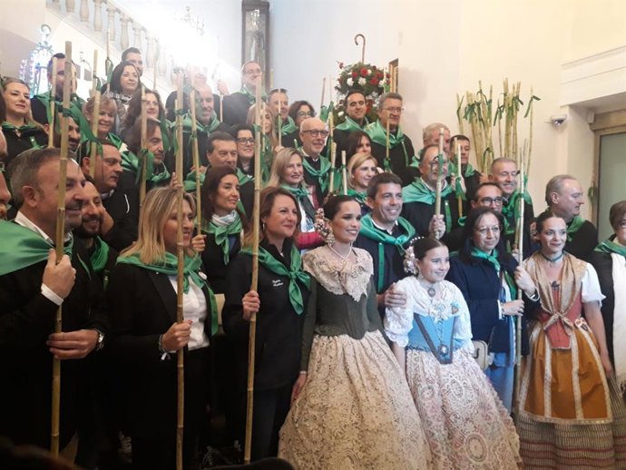 Carlos Mazón durante su visita a Castelló para participar en la Romeria
