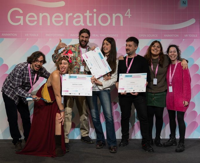 Equipos de los proyectos ganadores de Next Lab Generation 2024