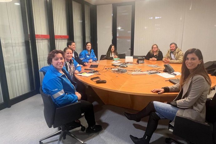 Presentación del mapa digital a responsables del SAMU