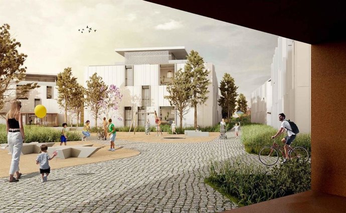 Diseño de las nuevas viviendas para alquiler joven de Valladolid.