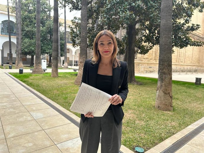 La parlamentaria andaluza por el Grupo Socialista Olga Manzano.