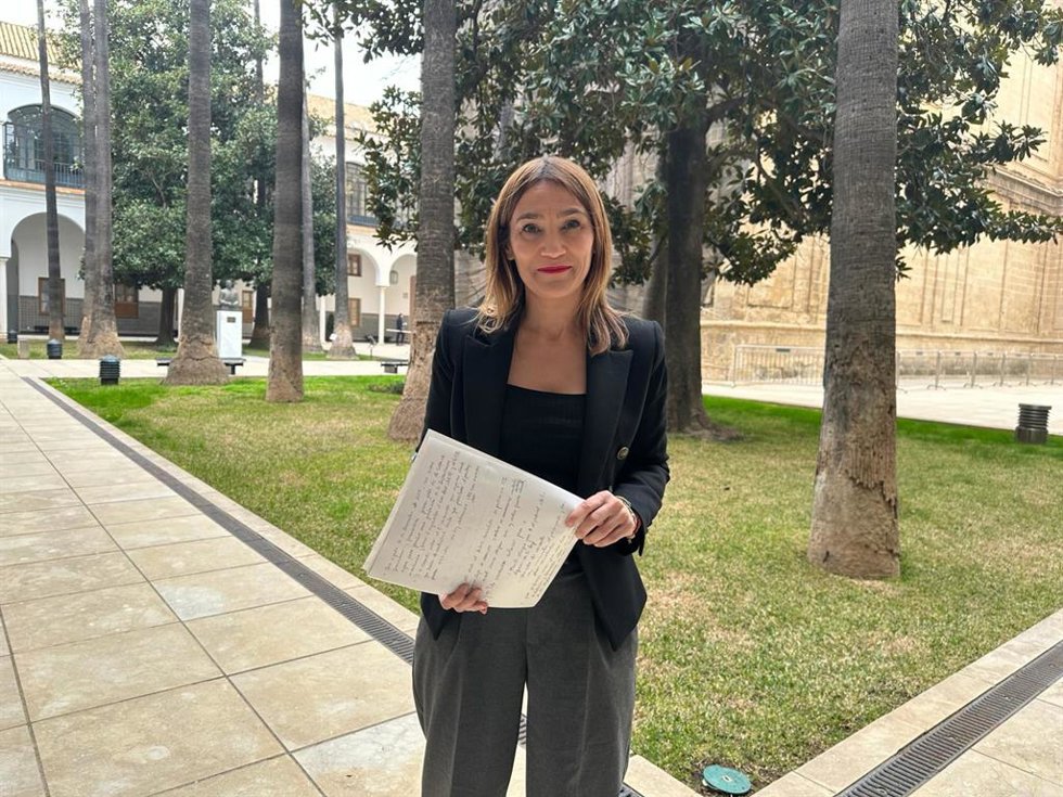 La parlamentaria andaluza por el Grupo Socialista Olga Manzano.