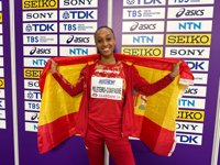 Ana Peleteiro, bronce mundialista en triple salto