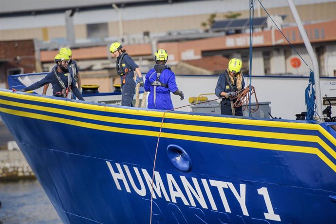 Archivo - Imagen de archivo del barco de rescate 'Humanity 1'