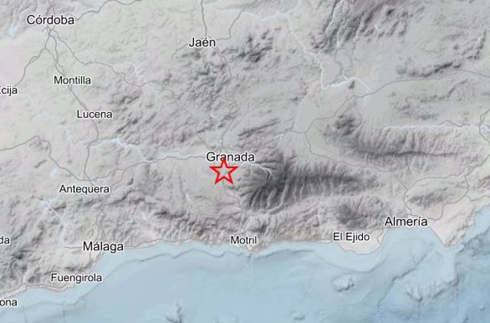 Registrado un terremoto de 2 grados de magnitud con epicentro en Alhendín (Granada)