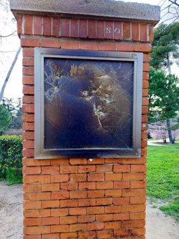 La placa a La Veneno, de nuevo vandalizada al ser quemada y golpeada