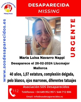 Aviso SOS Desaparecidos