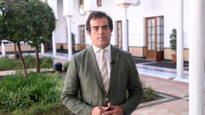 El parlamentario andaluz de Vox Antonio Sevilla.