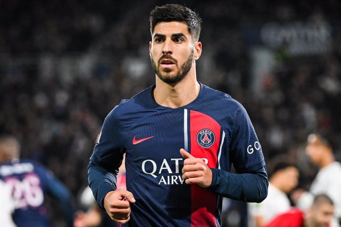 Marco Asensio durante un partido del PSG