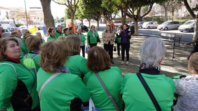La parlamentaria andaluza del PSOE Alicia Murillo y la concejala del PSOE, Rosa del Mar Rodríguez, mantienen un encuentro con diferentes asociaciones de mujeres de la ciudad de Málaga