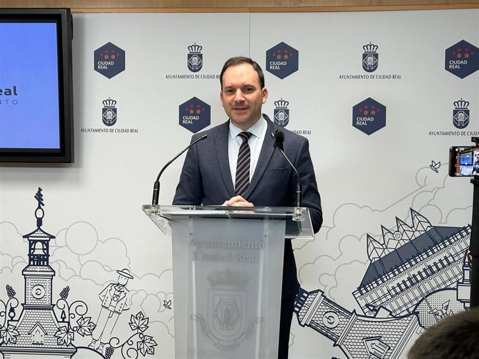 El portavoz del equipo de Gobierno del Ayuntamiento de Ciudad Real, Guillermo Arroyo.