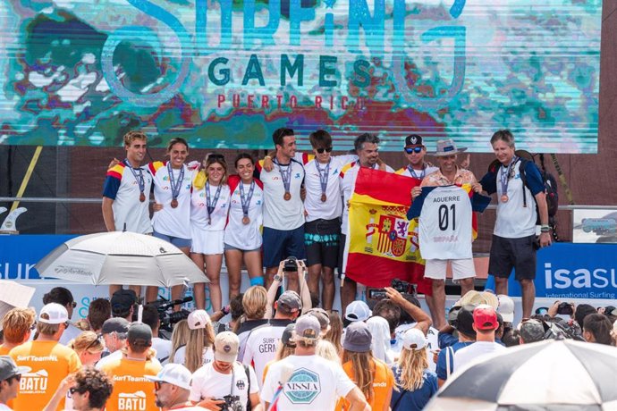 España finaliza cuarta en los mundiales de surf de Puerto Rico y aseguran un triple pase a los Juegos Olímpicos