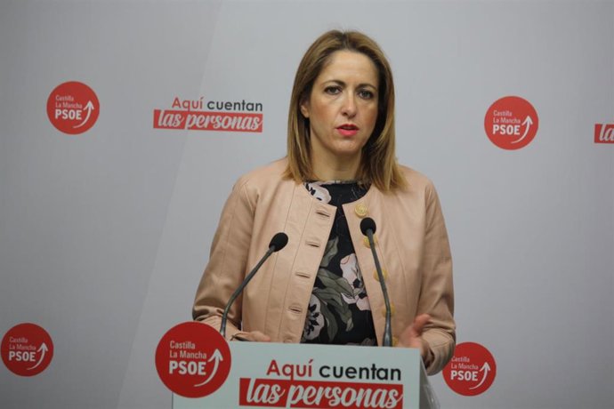 Archivo - La portavoz del PSOE de C-LM, Cristina Maestre