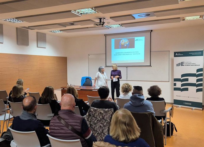 Taller con enfermos de párkinson y familiares