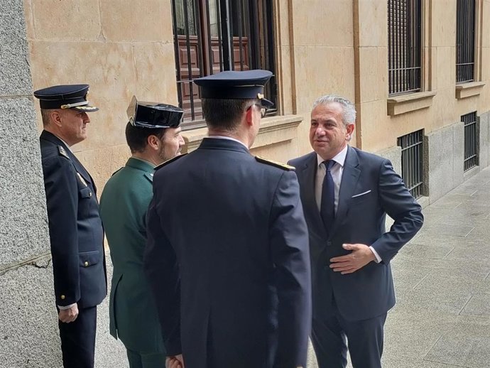 El delegado del Gobierno en Castilla y León, Nicanor Sen, en Salamanca