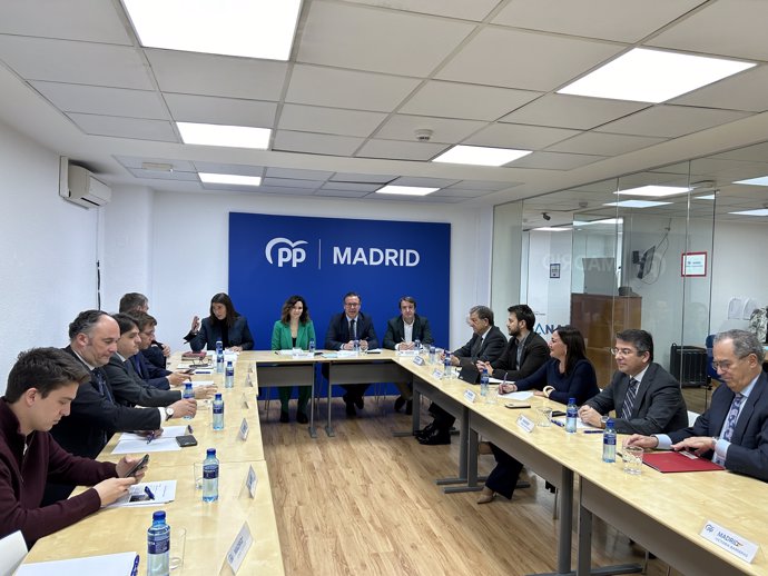 Reunión del comité de dirección del PP de Madrid