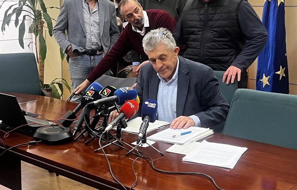 El consejero de Agricultura, Ángel Samper.