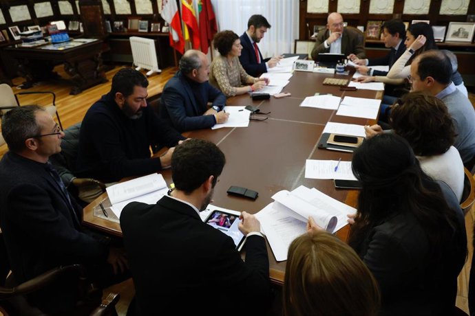 Reunión de la Junta de Gobierno del Ayuntamiento de Valladolid.