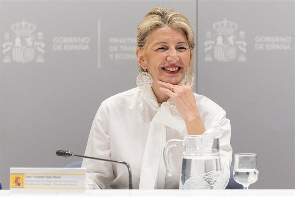 La vicepresidenta segunda del Gobierno y ministra de Trabajo y Economía Social, Yolanda Díaz