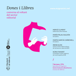 La Institució Alfons el Magnnim organiza una mesa redonda sobre la mujer en el mundo editorial